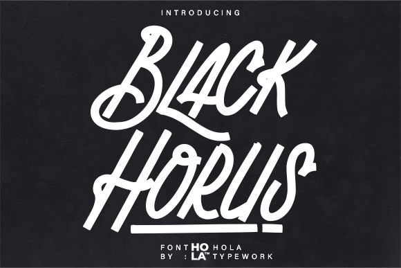 Black Horus: A Hands-On Look at This Captivating Sans Serif Typeface