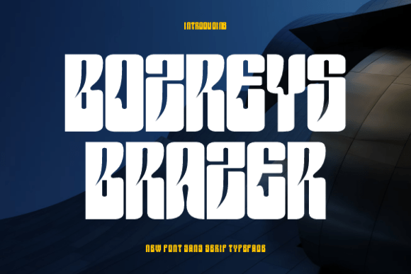 Bozreys Brazer Font: Modern Typography for Digital Branding