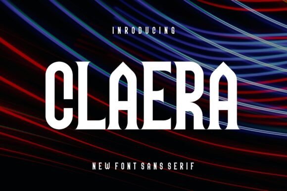 Claera: A Bold Sans Serif Font for Modern Digital Layouts