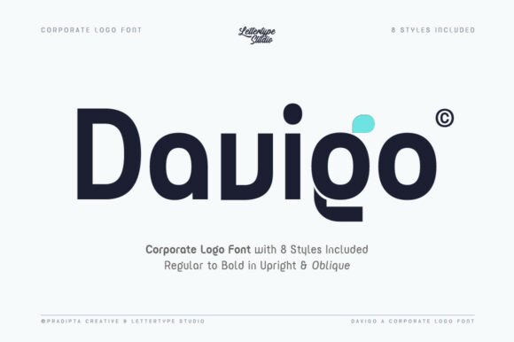 Davigo: The Geometric Sans Serif for Clean Brand Identity