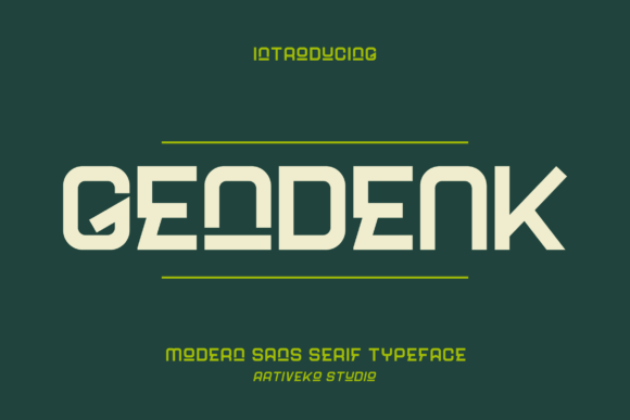 Gendek: The Modern Sans Serif Font for Professional Brand Identity