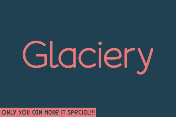 Glaciery Typeface: A Unique Sans Serif for Modern Branding