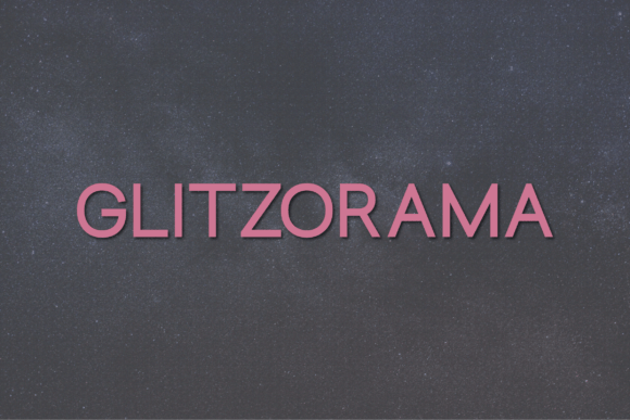 Glitzorama: The Bold Sans Serif Typeface for High-Impact Digital Layouts