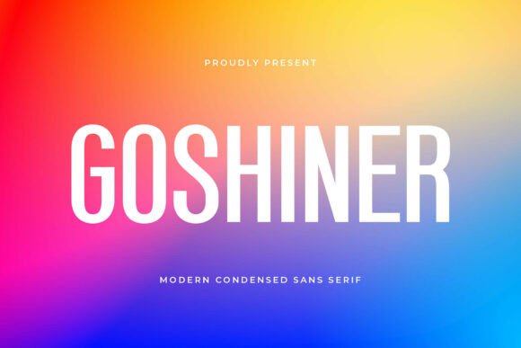 Goshiner: The Bold Sans Serif Font for Handmade Brands