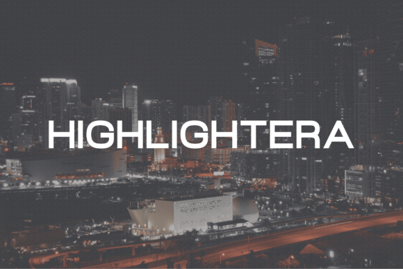 Highlightera: A Modern Sans Serif Typeface for Editorial Clarity
