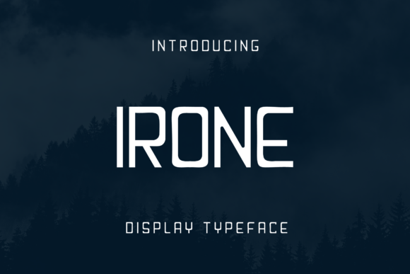 Irone: The Modern Sans Serif Typeface for High-Impact Marketing