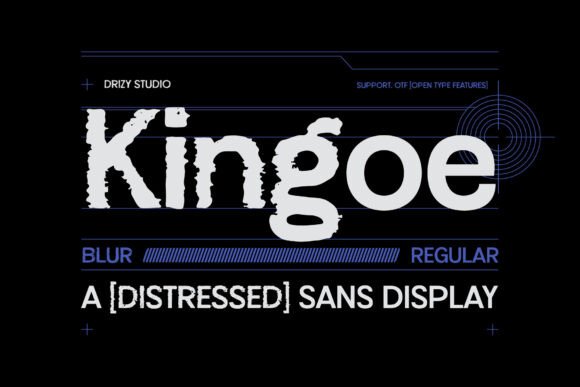 Kingoe: The Bold Sans Serif Typeface for Scroll-Stopping Social Media Graphics