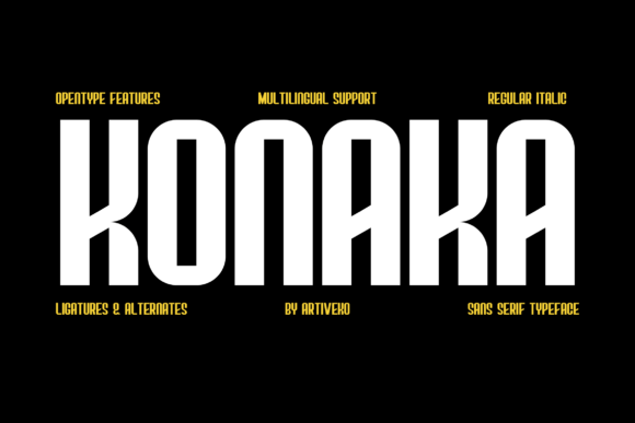 Konaka Typeface Review: A Modern Sans Serif for Digital Branding