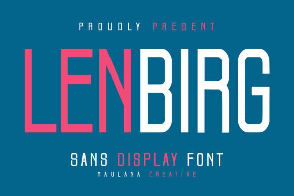 Lenbirg: The Modern Sans Serif Typeface for Handmade Brands