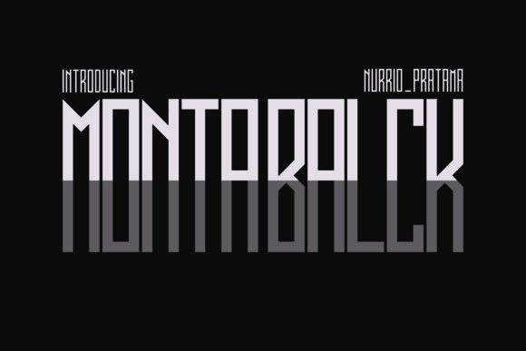 Monta Black: A Bold Sans Serif for Modern Brand Identity