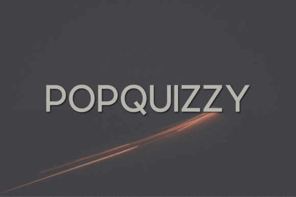 Popquizzy: The Bold Sans Serif Typeface for Handmade Branding