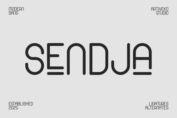 Sendja Review: A Modern Sans Serif for Real-World Branding