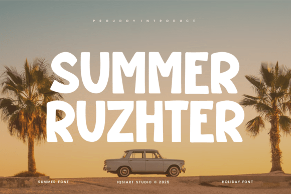 Summer Ruzhter: The Friendly Sans Serif Font for Modern Brand Identity