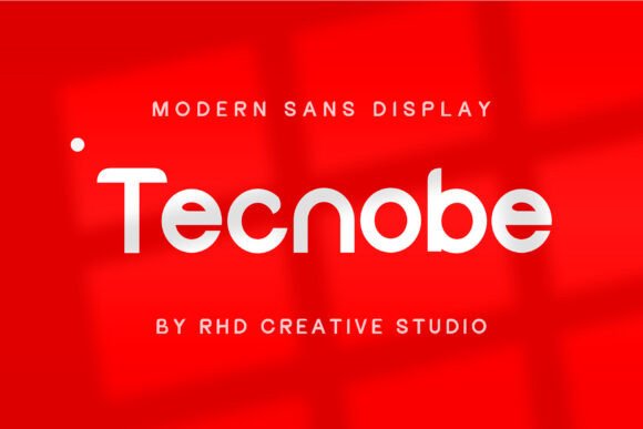 Tecnobe: A Futuristic Sans Serif Typeface for Modern Digital Branding