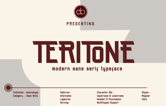 Teritone Typeface Review: A Sporty Sans Serif for Dynamic Campaigns