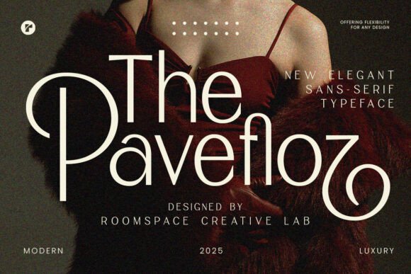 The Pavefloz: Elevate Brand Identity with Modern Sans Serif Typography