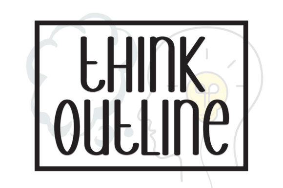 Think Outline Font Review: A Relaxed Sans Serif for Playful Branding