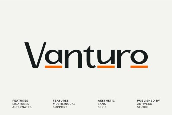 Vanturo Typeface Review: A Daring Sans Serif for Modern Branding