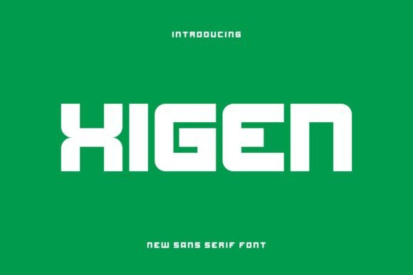 Xigen: The Modern Sans Serif Typeface for Handmade Brands